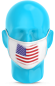 Preview: Maske USA Flagge